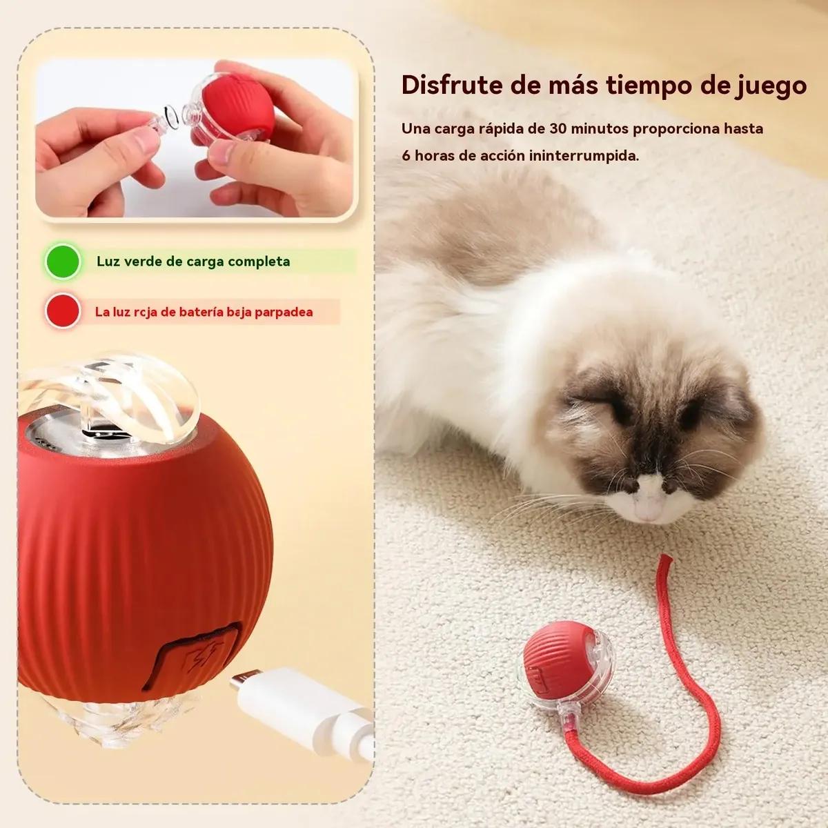 智能宠物球狗狗猫咪互动玩具可自动移动和滚动及LED发光球宠物解闷娱乐用品猫狗通用