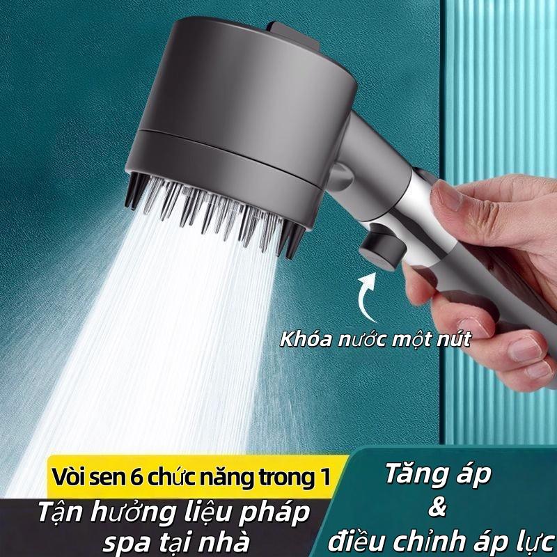 High Pressure Shower Head with Filter, 3 Spray Modes, Thick Impact-Resistant Coating for Effective Skin Cleansing