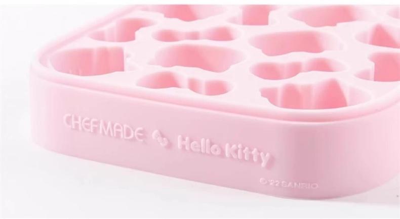 Hello Kitty 可爱猫形冰格 多功能制冰模具 饮料装饰 创意礼物 简单易用
