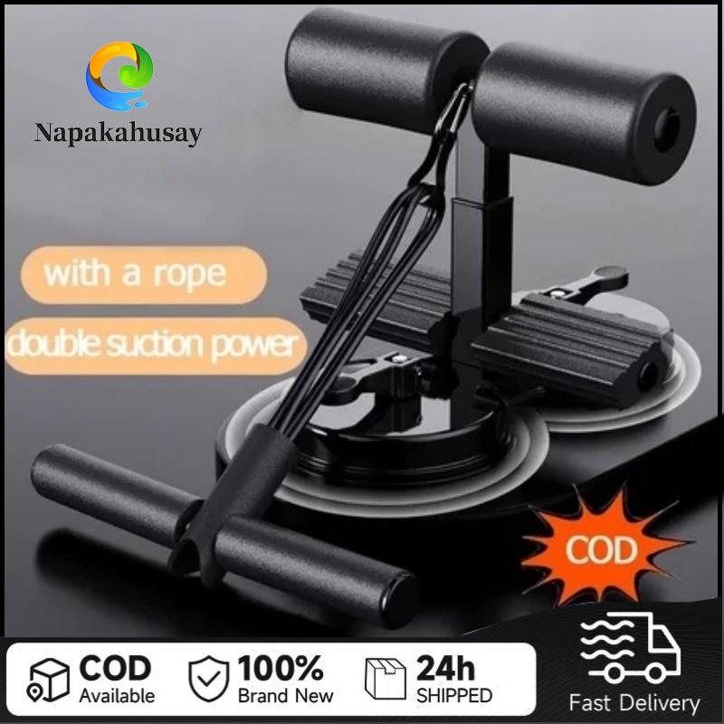 [COD] Upgrade Double Suction Sit Up Bar Stand, Multi Function Home Gym Exercise Equipment Gym Set with Pulling Rope Push Ups Assistant