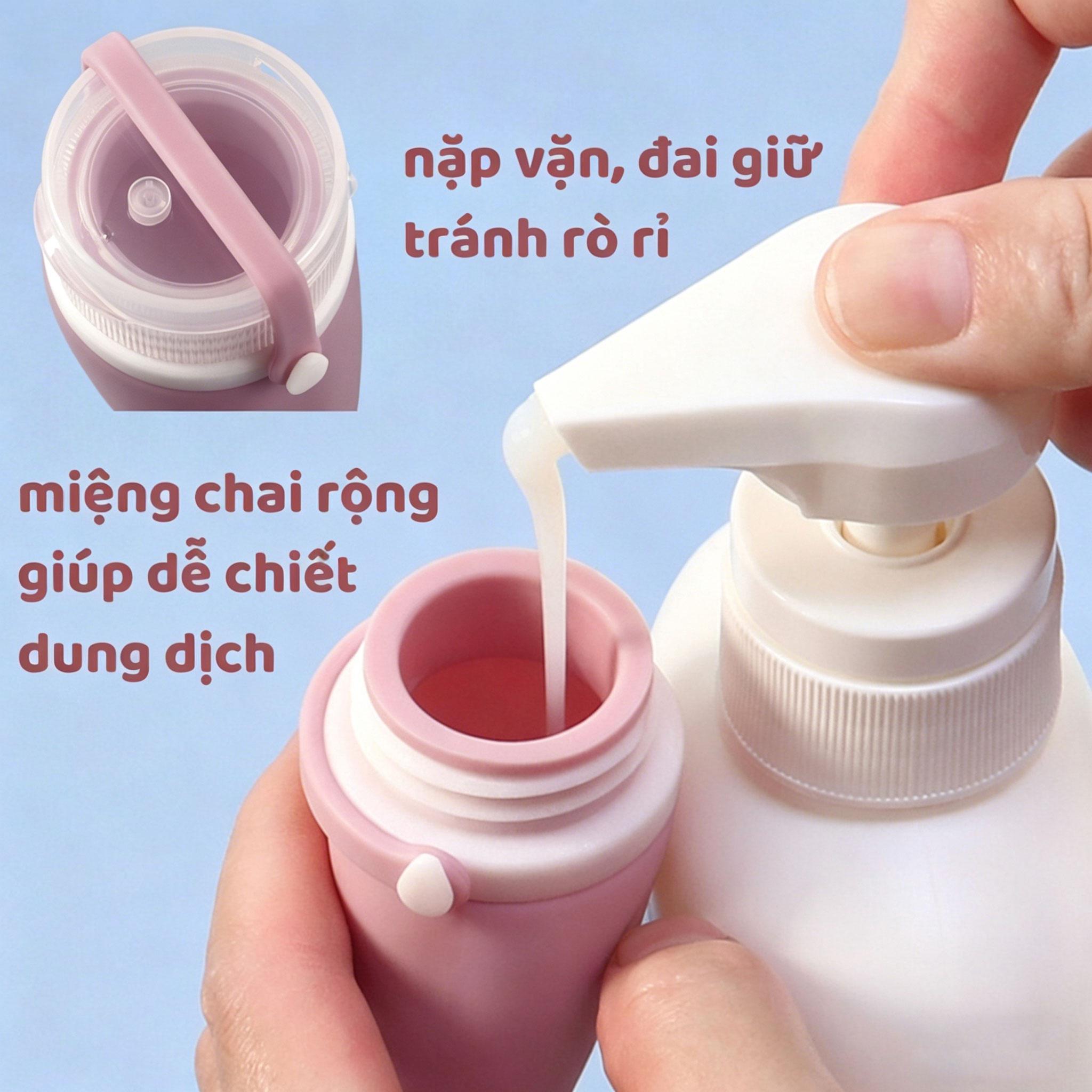 多功能硅胶分装瓶套装 旅行便携面霜乳液洗发水沐浴露分装瓶 安全耐用易使用