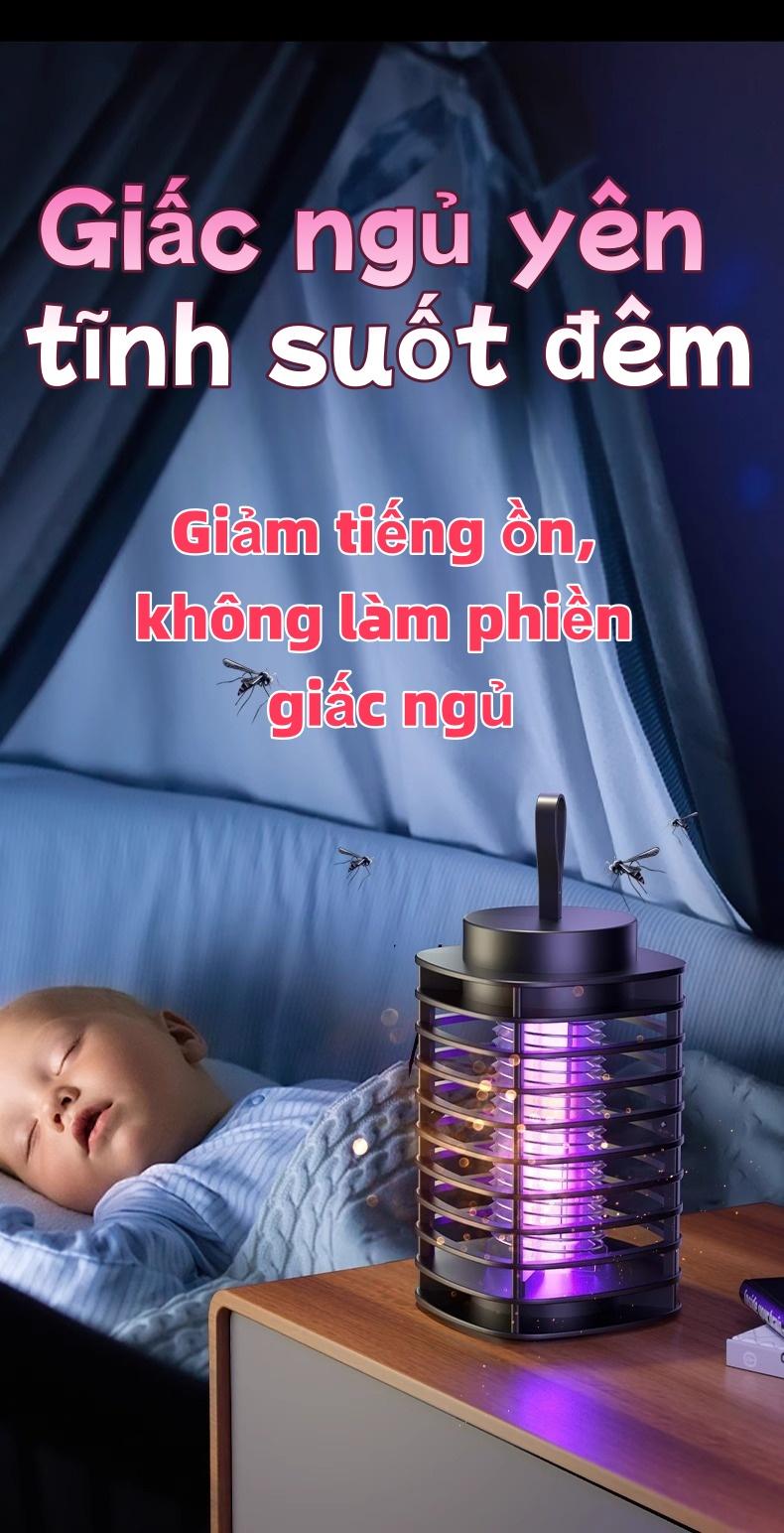 适用于家庭和户外使用的 UV 395nm 灭蚊捕虫灯,无化学物质,对家庭安全无害
