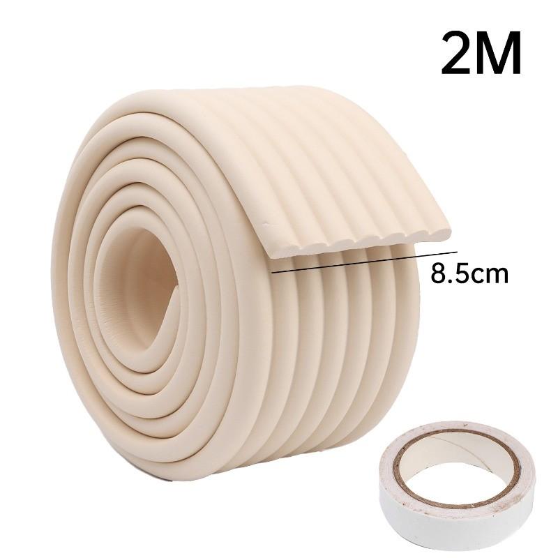 2M/Roll 自粘桌角防撞垫 3D加厚防撞护边条 婴儿安全防碰撞保护条 无毒装饰