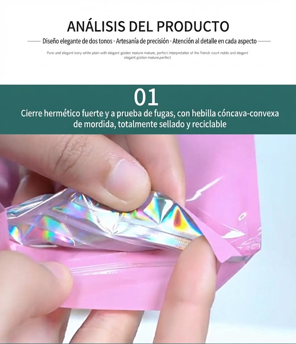 20个装 全息镭射自封袋 9x12cm 密封拉链包装袋 饰品化妆品小商品创业包装用品
