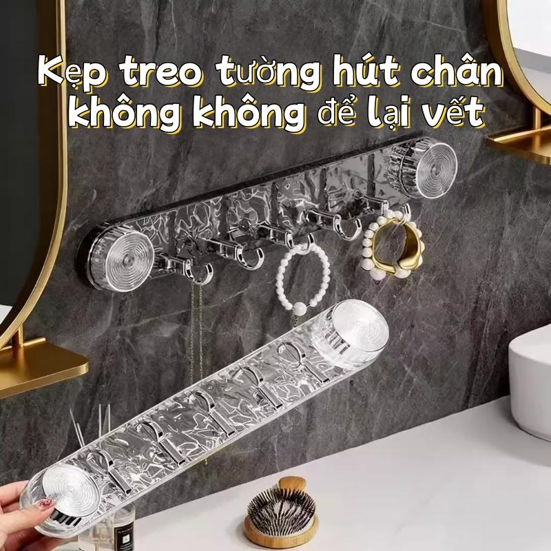 Moisture-Proof Plastic Hooks Set, Durable Smooth Edges No-Scratch, Glossy Electroplated, for Bedroom Hallway Living Room