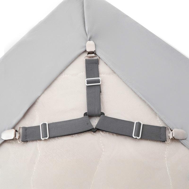 Smart Bed Sheet Holder Clips - Anti-Wrinkle for Family Use - for Dining Table, Ironing Board, Sofa & Bed