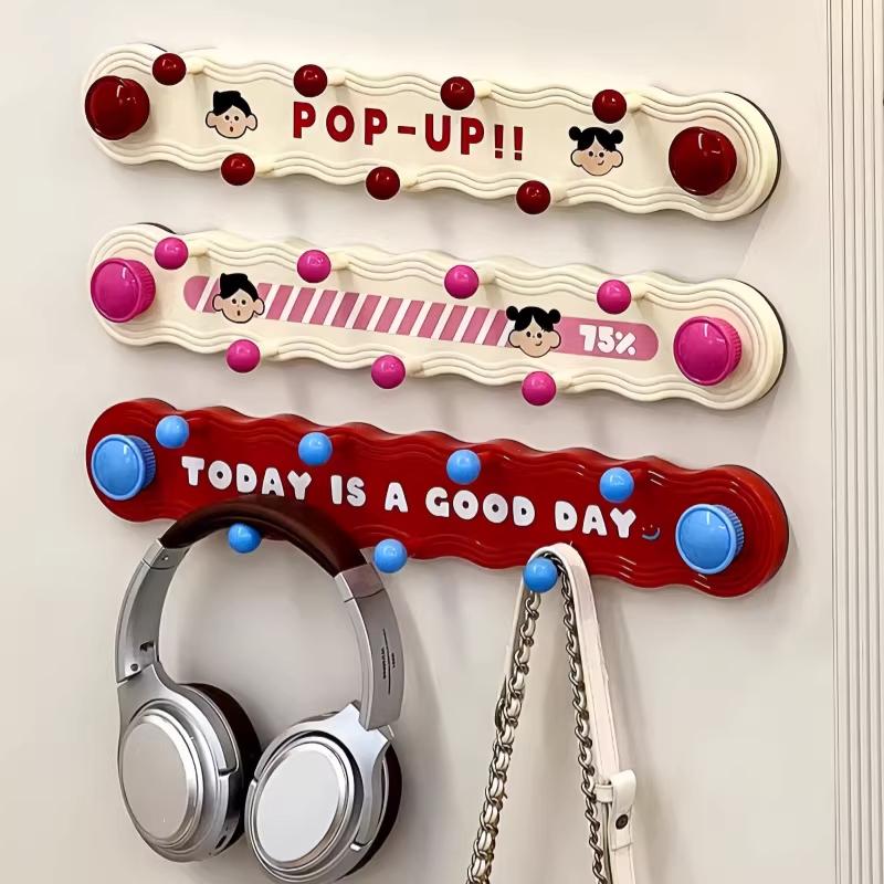 Smart Multi-Purpose Hanging Rack for Bathroom and Door - Strong Vacuum Suction, Bright Colors, Space-Saving Storage