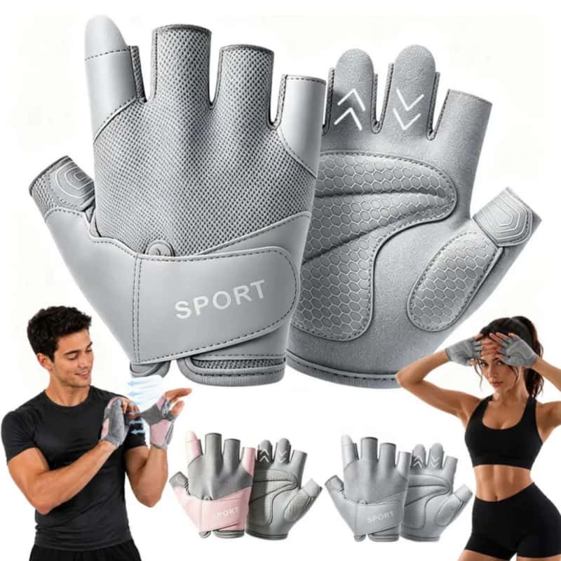 Guantes Para Gym Y Pesas Deportivos Antideslizantes Con Muñequera Para Hombre Y Mujer Fitness Entrenamiento Y Crossfit