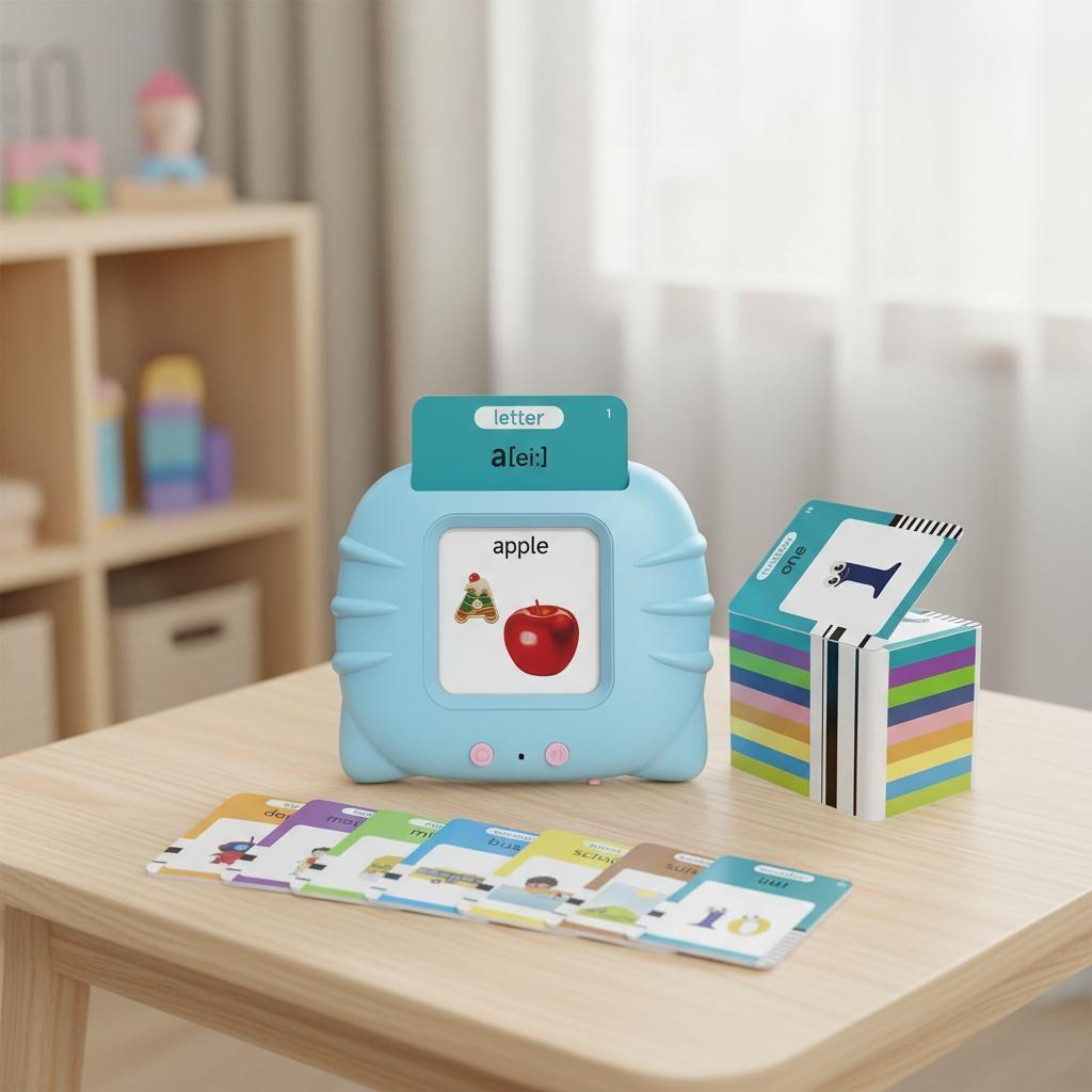Talking Flash Cards with Sight Words Montessori Educational Learning Interactive Toddler Toys (112 & 255 Pcs) for Toddlers