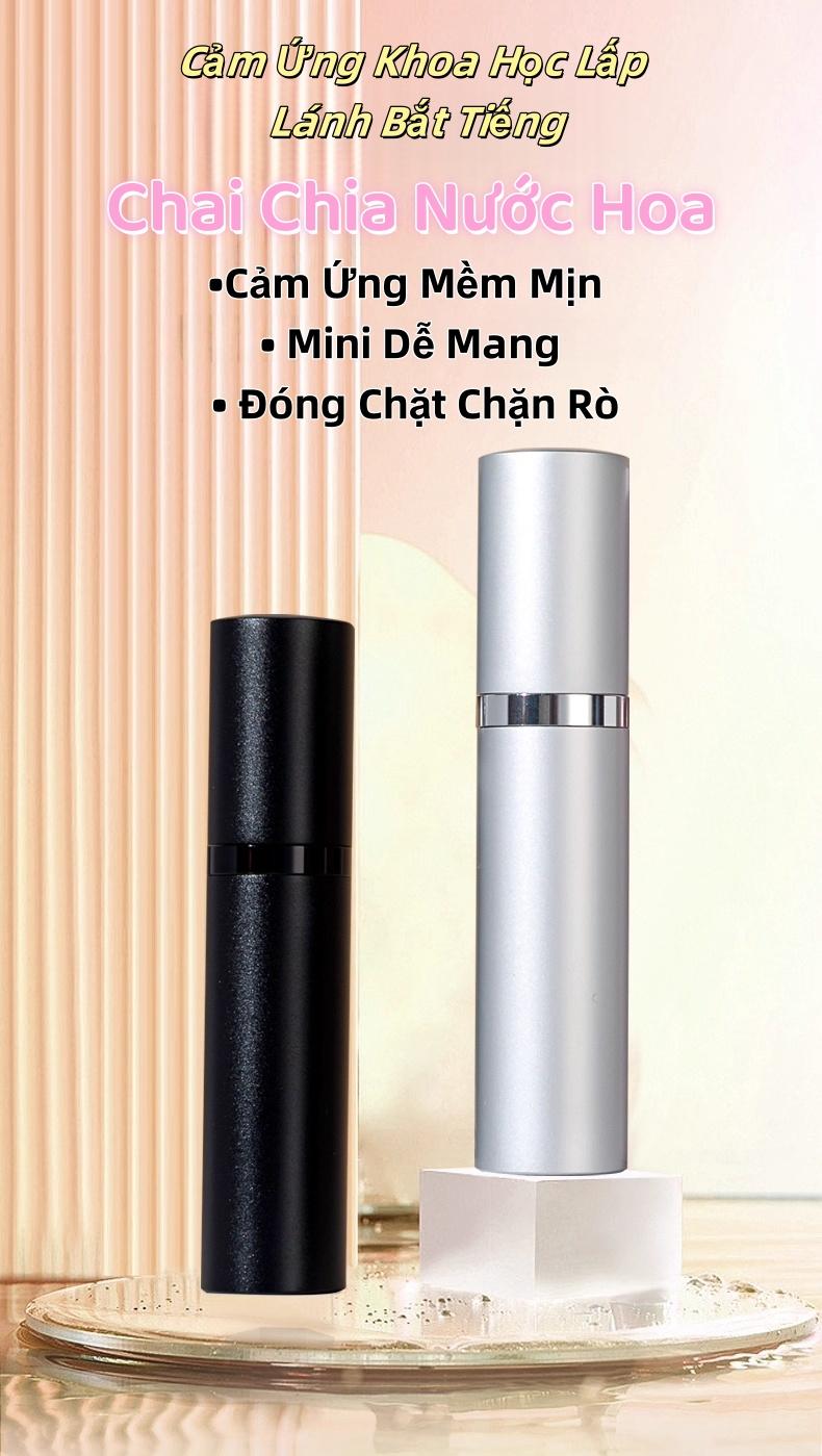旅行化妆品分装工具套装 多支迷你自动喷雾瓶 高档塑料不泄漏 便携分装香水精华液护肤品收纳