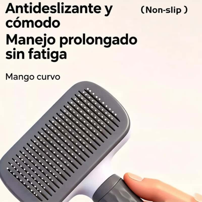 宠物自清洁刷 猫狗通用去浮毛 不锈钢针梳按摩梳 长毛短毛大型犬小型犬猫咪狗狗毛发梳理工具