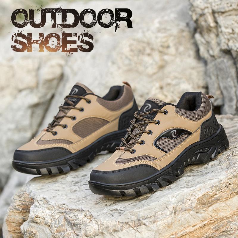 Tenis de Senderismo Hombre Zapatos de Montaña Suela de Goma Gruesa Antiderrapante Cómodos para Al Aire Libre Caminata Estilo Táctico