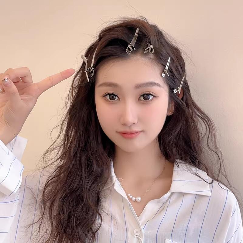 Hair Clip Fashion 9cm, Natural Volume, Curved Smooth Design, Easy Open Close, Keeps Bangs and Roots Neat and Lively