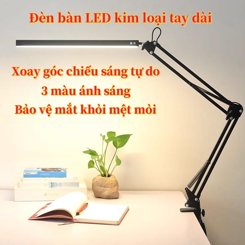 LED Clamp Light Smart Multi-Use Flexible Angle 3 Light Modes White Warm Neutral Safe No Flicker for Work & Sleep in Room