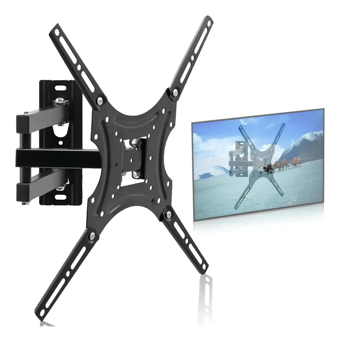 Soporte De Pared Universal Para Televisión Y Monitor De 14 A 55 Pulgadas Inclinable Y Ajustable Carga Máxima 30 kg Hogar