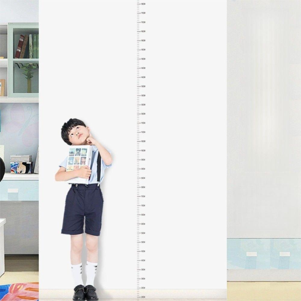 Height Measuring Ruler Waterproof 2M - Transparent/White Base, 2 Versions, Easy Date Recording, High Quality