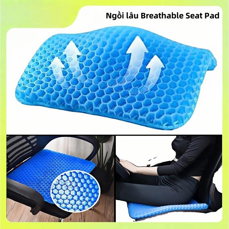Breathable Seat Pad 360° Stretch Honeycomb Hollow Structure Anti-Sweat Anti-Heat Rash for Long Sitting
