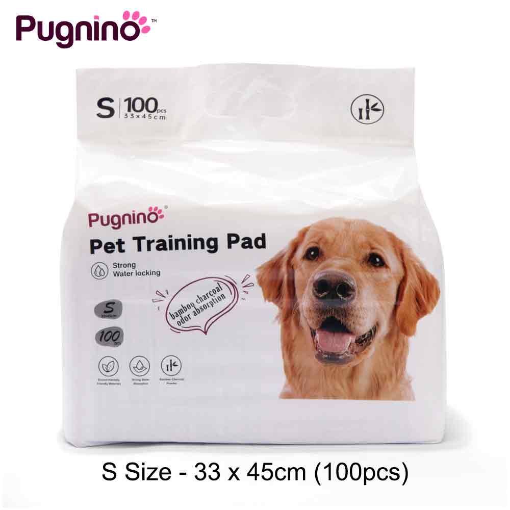 Pugnino 宠物尿垫训练垫 狗狗猫咪用 竹炭碳纤维吸水尿布垫