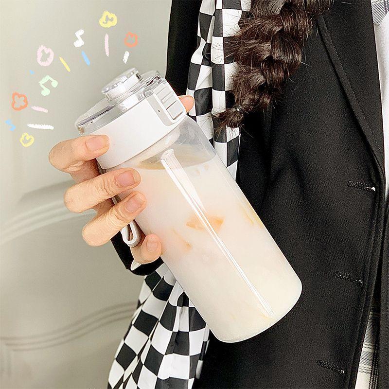 透明塑料便携防漏饮水杯 学生儿童水壶水瓶