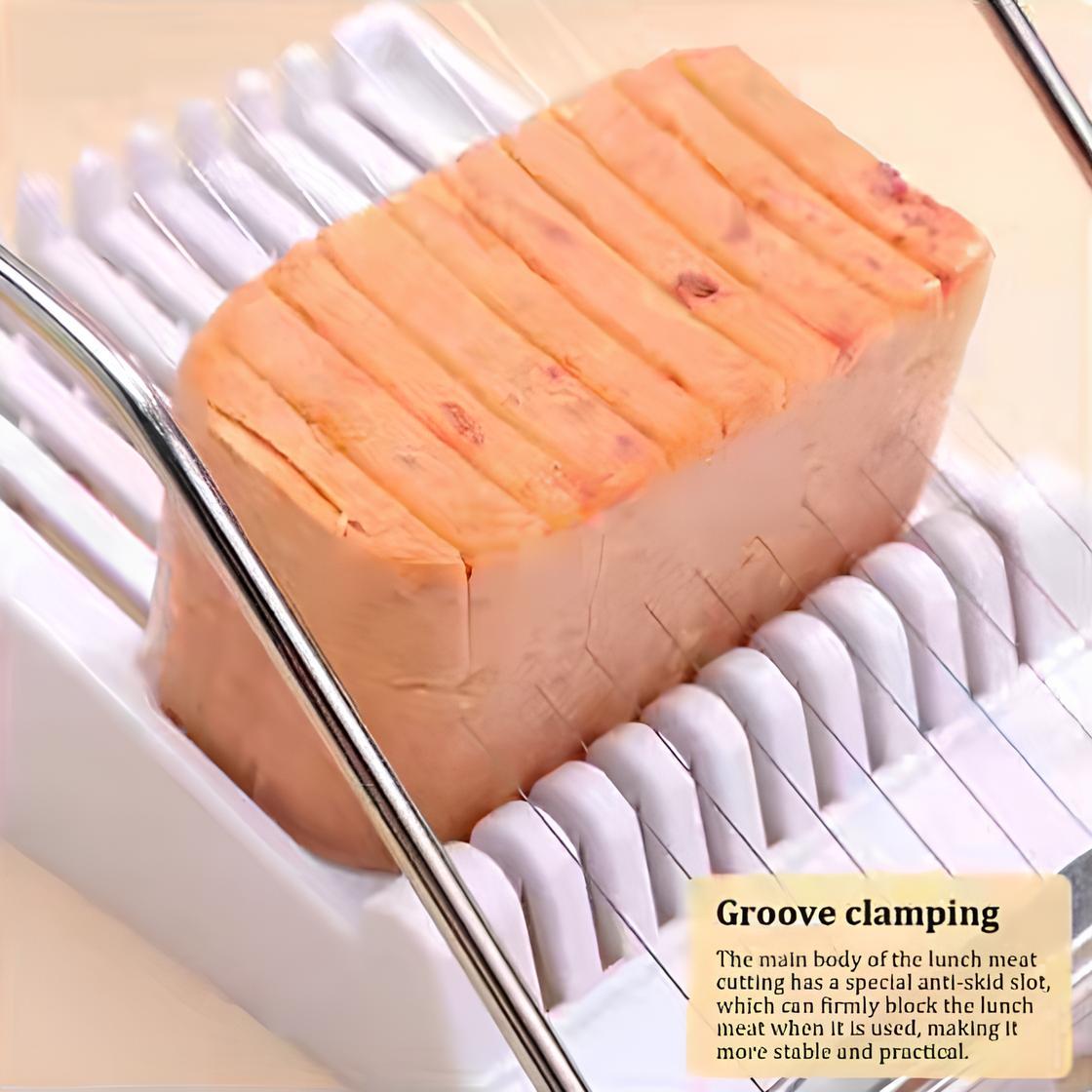 Stainless Steel Luncheon Meat Boiled Egg Fruit Slicer Soft Food Cheese Sushi Cutter Cutting Machine