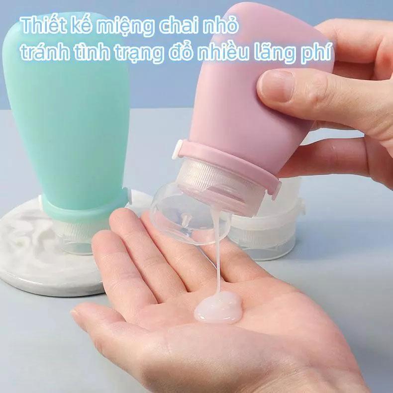 Silicone Cosmetic Dispenser Set Multi-Use for Cream, Shampoo, Body Wash, Travel Bottles Space-Saving, Ligtas at Matibay