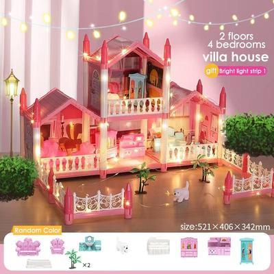 Barbie Dreamhouse 梦想豪宅教育玩具套装 无毒可水洗女孩生日礼物
