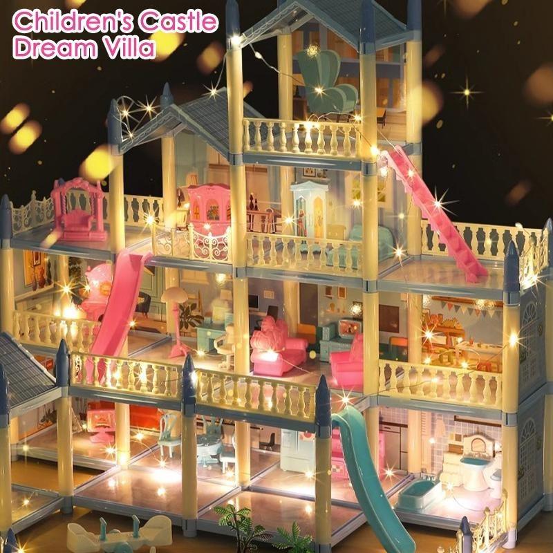 Barbie Dreamhouse Educational Play Set - Non-toxic and Washable Gift Set for Girls - Perfect Birthday Game Gift