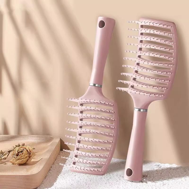 Hair Volumizing Massage Comb - Large Wide Tooth Ventilated Design for Painless Scalp Massage