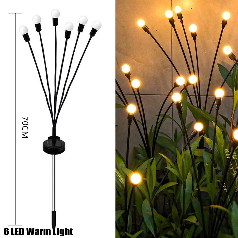 太阳能户外浪漫摇摆萤火虫LED灯花园装饰灯