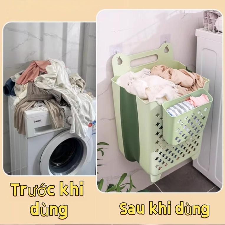 壁挂式可折叠脏衣篮大容量洗衣篮高档耐用材质耐磨损浴室收纳架优化浴室空间节省占地面积
