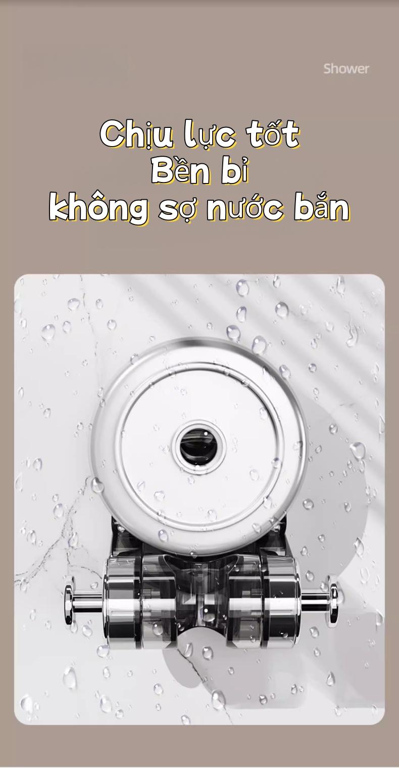 花洒吸盘式支架 强力真空吸附 高度灵活可调节 淋浴喷头配件 承重力强 家用简易安装