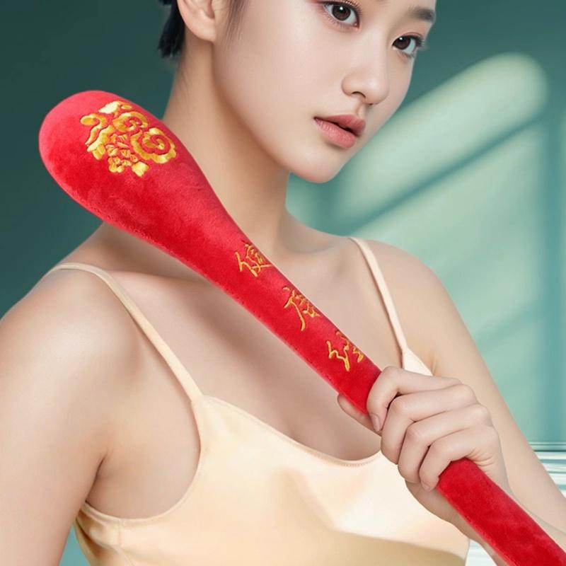 Meridian Tapping Massage Set with Embroidered Phuc Symbol, Flexible Durable, Easy to Use, Body Care Anytime, Brings Luck