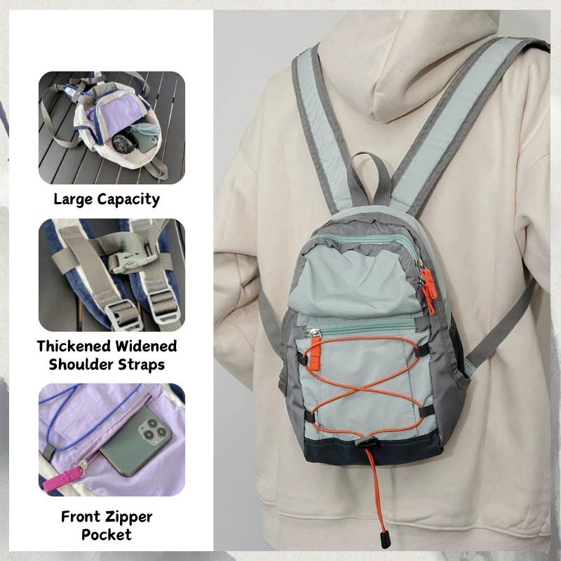 Mini Backpack for Women Trumpet Travel Bag Waterproof Hiking Bag Large Capacity Backpack for Men