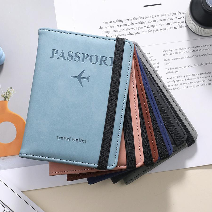 RFID护照钱包 多功能护照包 便携旅行 RFID信用卡护照保护套