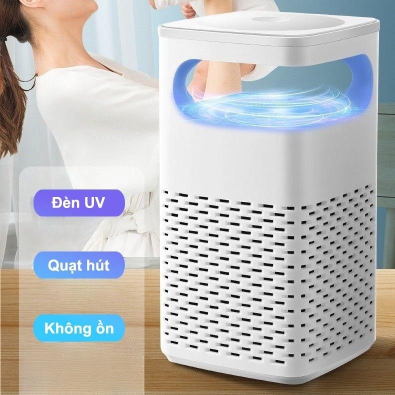 UV Mosquito Trap Insect Killer Lamp - Quiet Brushless Night Light, Child Safe, 24/7 Operation