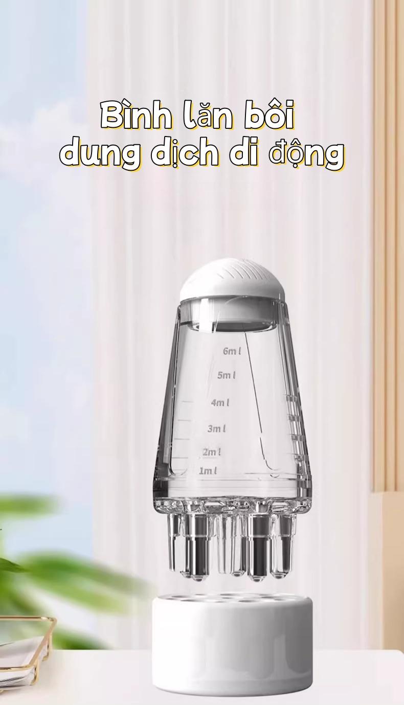发根精准涂抹笔 双滚珠按摩头 头皮营养导入仪 帮助营养均匀渗透至发根 减少浪费 耐用易清洗