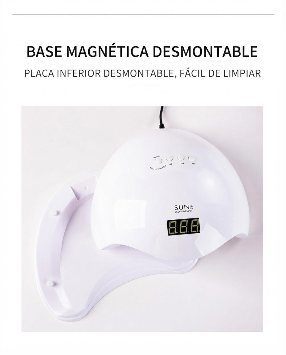 美甲灯 专业款 Sun 5 48W 带定时器 快速烘干凝胶 美甲足部护理 家用款
