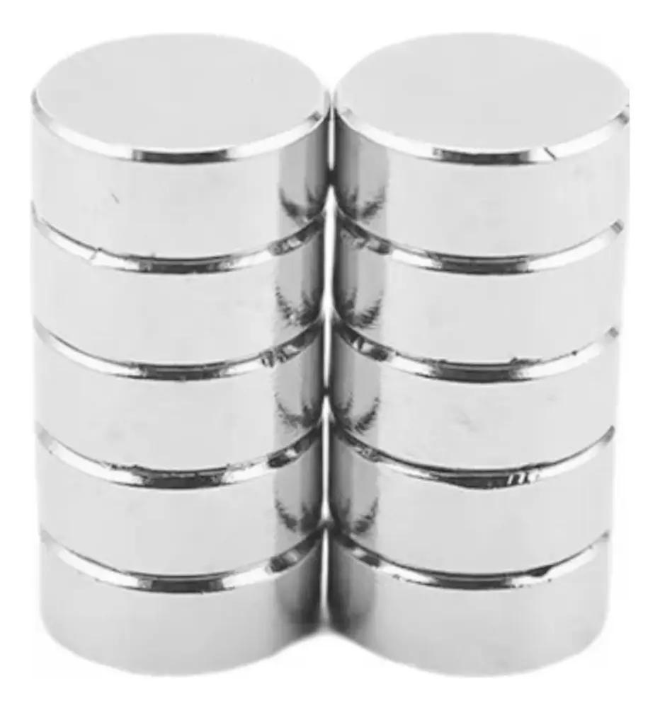 Paquete De 10 Piezas Imanes De Neodimio Redondos 10x5mm Para Manualidades Y DIY En El Hogar