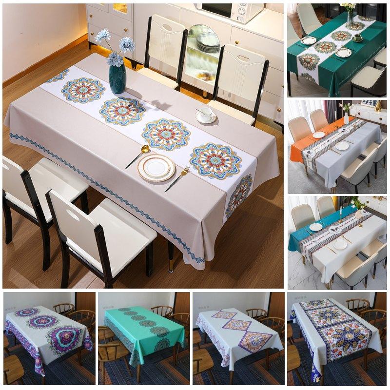 Picnic Cloth/Table Cloth PVC Waterproof Antifouling Cover Outdoor Dining Table Cloths 4/6 Seater