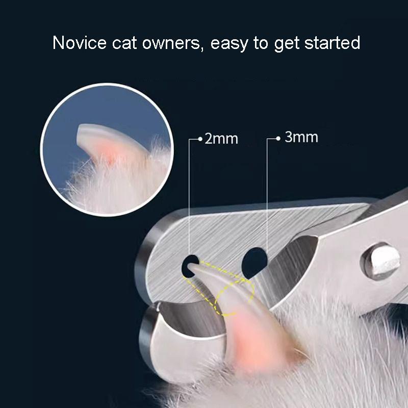 宠物兔猫狗指甲剪 双孔猫用剪刀 狗用指甲刀 猫咪指甲钳 小宠物爪剪 宠物美容工具 指甲修剪