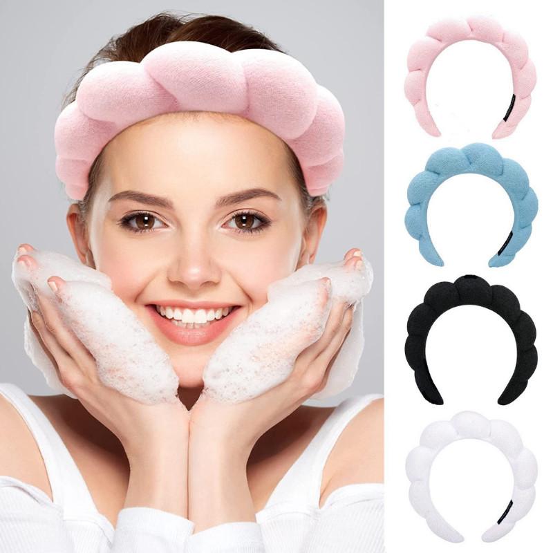 Khaki Series Soft High Sponge Cloud Mass Headwear Hairbands Hair Accessory, Cloud Sponge Padded Twist Headband