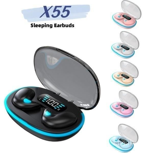 Sleep Headset Mini Headphones Wireless Bluetooth Earphones Waterproof Low Latency Invisible Earbuds With Mic Gaming Sport Stereo Music Headset Charging Case Noise Reduction