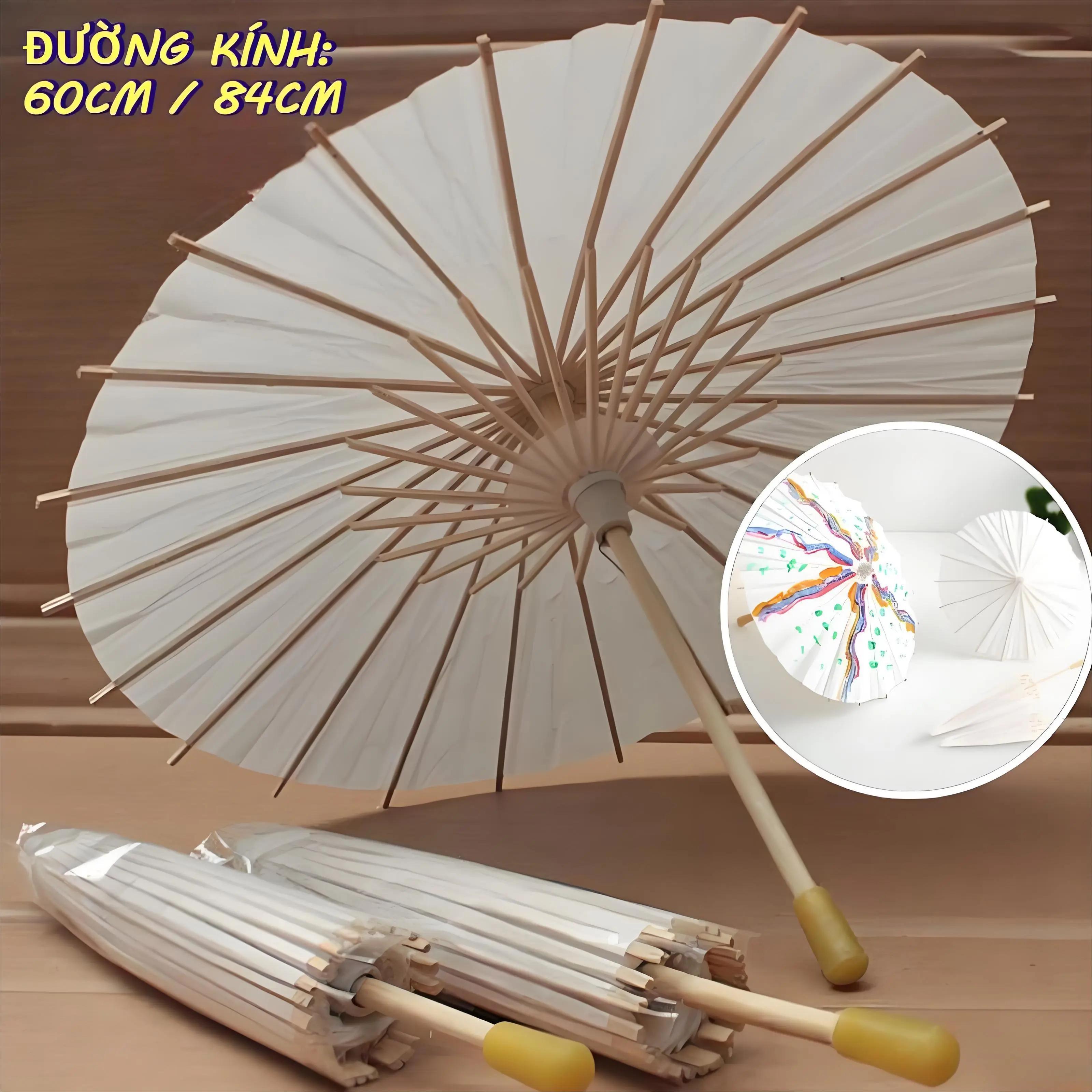 白色手工油纸伞复古古风纸伞婚纱摄影道具外景海边旅拍古典浪漫装饰特价热销爆款