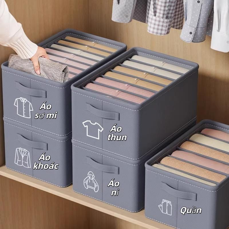 Professional Wardrobe Organizer with Sorting Boxes - Keep Clothes Neat and Easy to Find