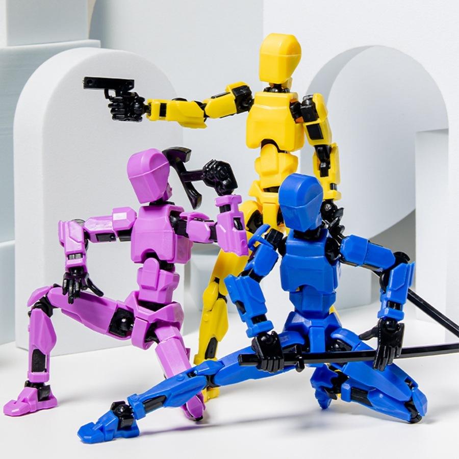 13 Jointed Movable Lucky Doll Color Multi-Joint Action Figure Toy 3D printed toy - Perfect for Collectors and Decorators