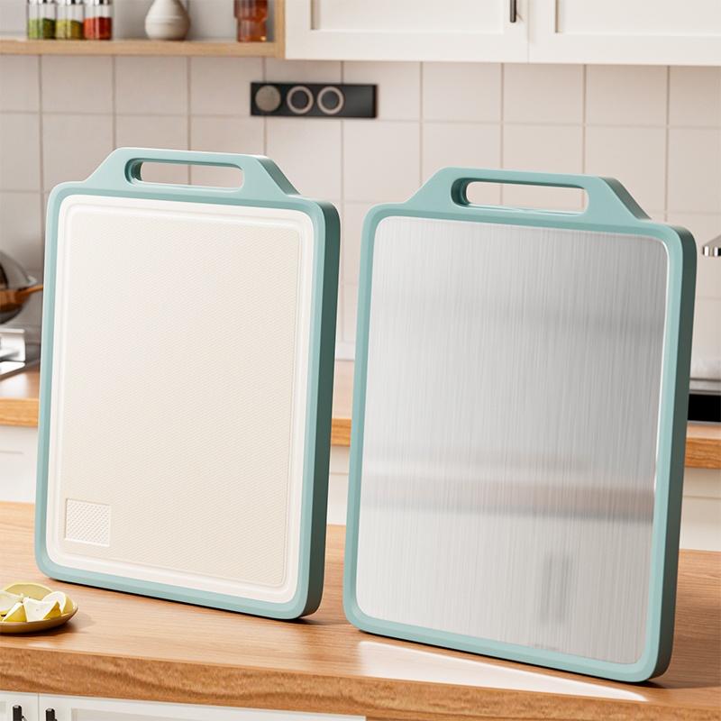 Cutting Board Antibacterial Double-Sided 30x39cm - Multi-Purpose for Meat, Fish, Vegetables, Spice Grinding, Thick Design