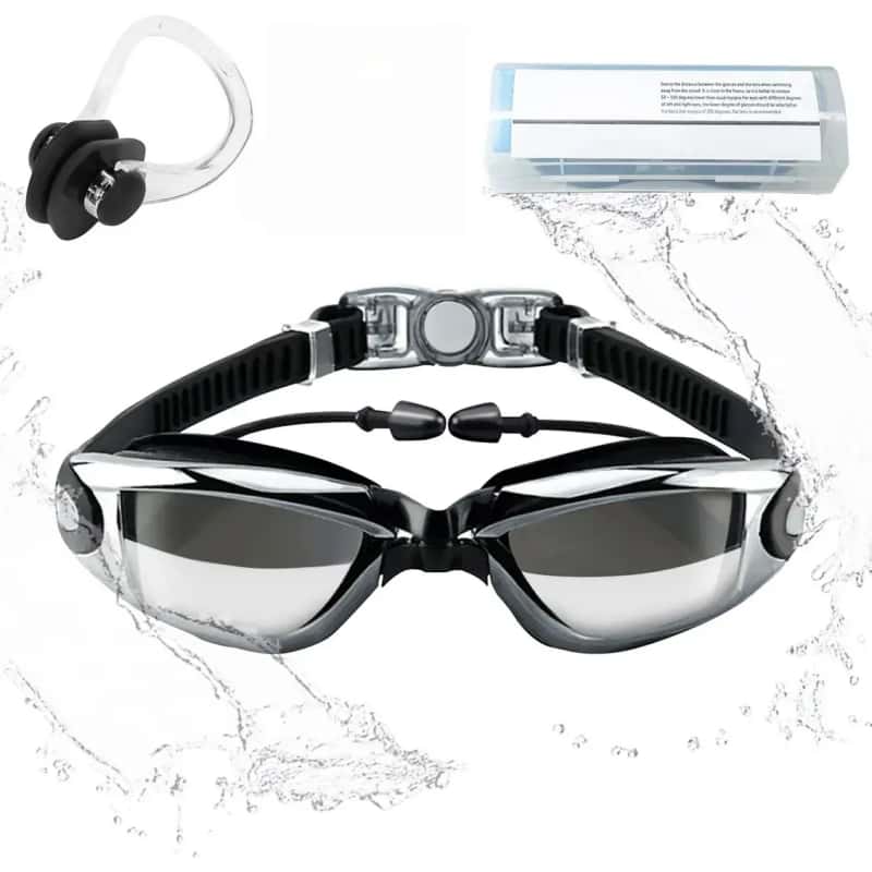 Kit 3en1 Goggles De Natación Gafas Con Protección UV Antiempañantes Sin Fugas Ajustable Unisex Para Alberca Y Playa
