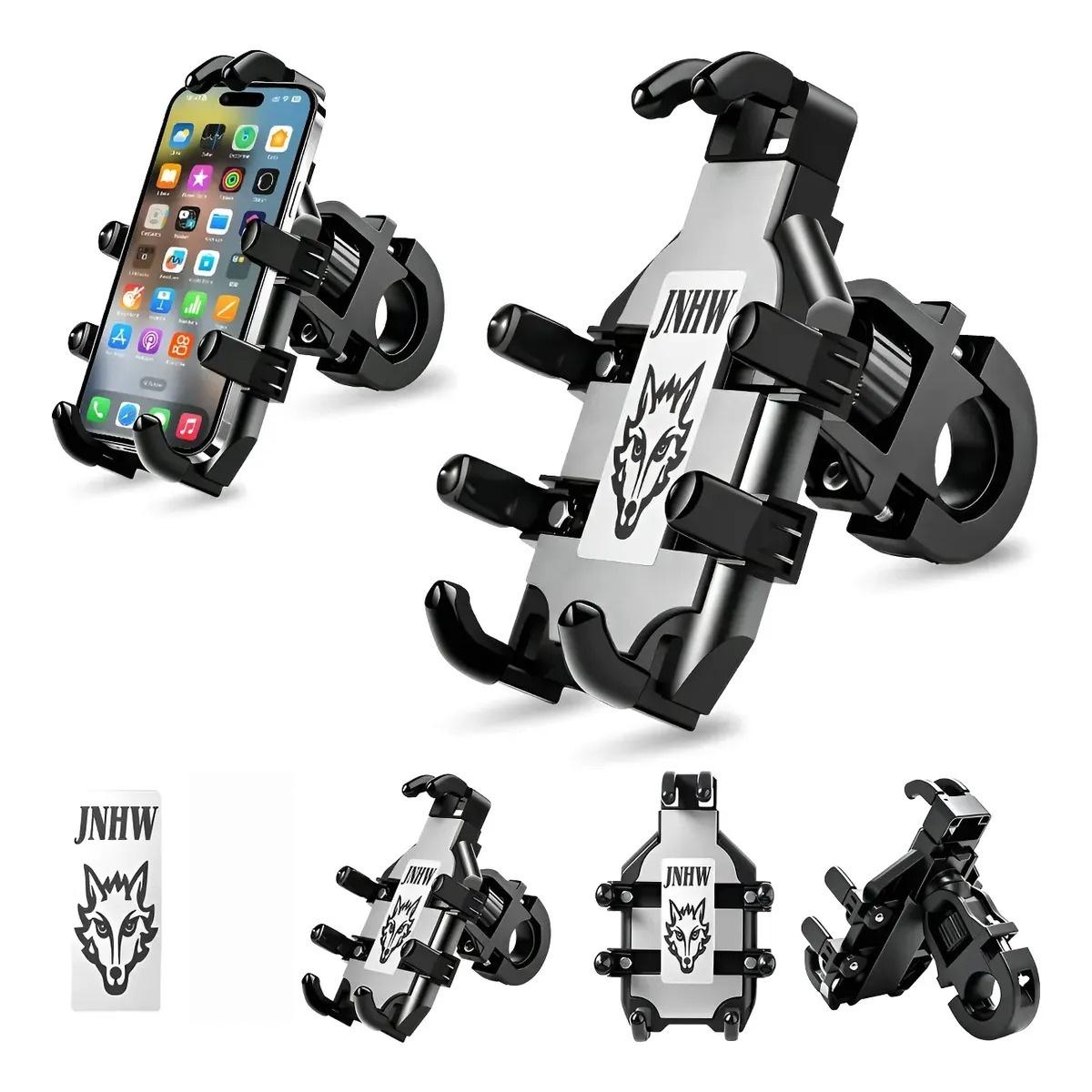 Soporte Para Celular Moto Y Bicicleta Antivibración De 8 Brazos Base Porta Teléfono Con Rotación 360 Anticaídas Universal