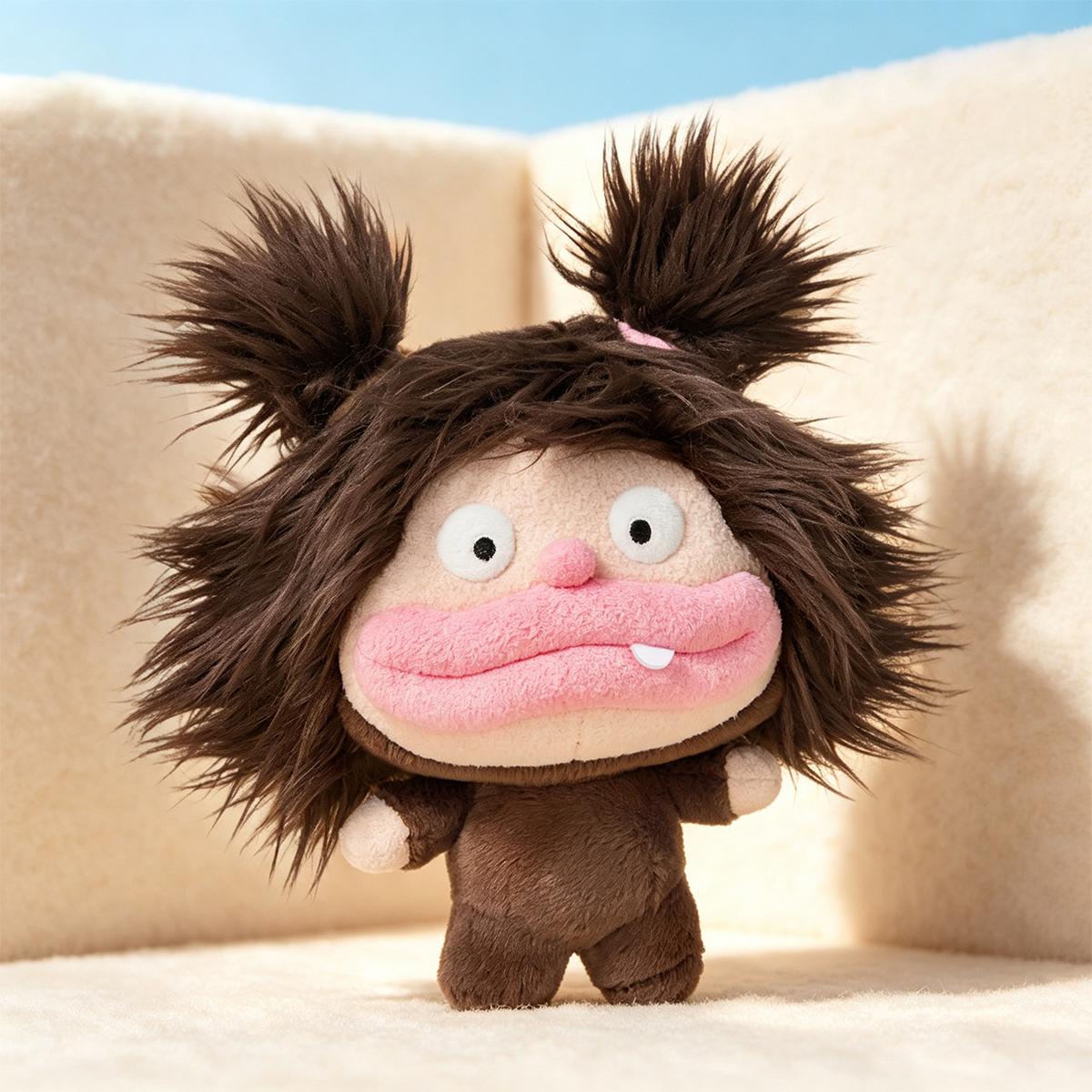 Peluche Muñeco Cómico De Boca Grande Figura Decorativa Creativa De Felpa Regalo De Cumpleaños Para Amigos Recámara
