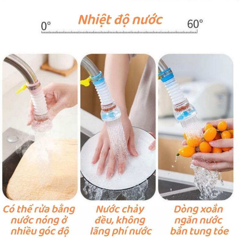 水龙头净水器 家用自来水过滤 改善生活用水水质 旋转喷淋螺旋水流技术 集中矿物过滤